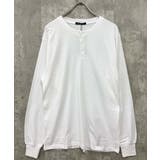 6-1オフホワイト | ヘンリーネック長袖Tシャツ メンズ ロンT | NEXT WALL