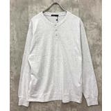 6-2オートミール | ヘンリーネック長袖Tシャツ メンズ ロンT | NEXT WALL