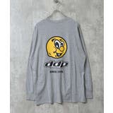 16-10杢グレー/C | DDP プリント長袖Tシャツ メンズ | NEXT WALL