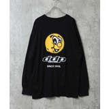 16-12ブラック/C | DDP プリント長袖Tシャツ メンズ | NEXT WALL