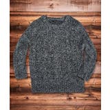 16-8ブラックミックス | キッズ ニット セーター | NEXT WALL