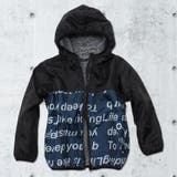20-15ブラック×ネイビー/英字 | キッズ 子供服 アウター | NEXT WALL