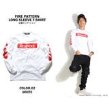 ファイヤーパターン 長袖Tシャツ 全2色 | T-LINK | 詳細画像4