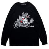 BLACK | RATTIE オリジナル デザインロングTシャツ | T-LINK
