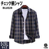 BLUE28 | 新色追加 チェック柄 シャツ | T-LINK