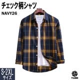 NAVY26 | 新色追加 チェック柄 シャツ | T-LINK