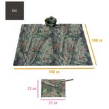 迷彩 レインポンチョ 防水 | T-LINK | 詳細画像12