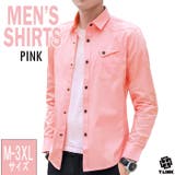 PINK | ベーシック カラーシャツ メンズ | T-LINK