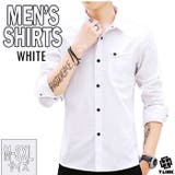 WHITE | ベーシック カラーシャツ メンズ | T-LINK