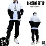 BLACK | 切り返し カラー セットアップ | T-LINK