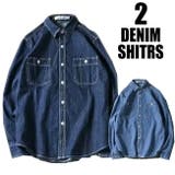 デニムシャツ オーバーサイズ ボタンダウンシャツ | T-LINK | 詳細画像1 