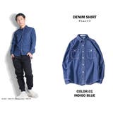 デニムシャツ オーバーサイズ ボタンダウンシャツ | T-LINK | 詳細画像3 