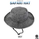 GRAY | サファリハット おしゃれ 裏迷彩 | T-LINK