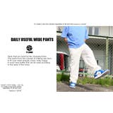 ワイドパンツ ホワイトデニム メンズ | T-LINK | 詳細画像3 