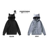 猫耳フード付き プルオーバーパーカー かわいい | T-LINK | 詳細画像6