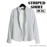 PINSTRIPE | ストライプ 長袖 カラーシャツ | T-LINK