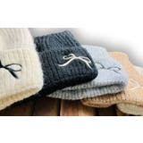 猫耳ニット帽 リボン刺繍 ニット帽 | T-LINK | 詳細画像2