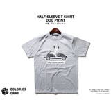 GRAY | パロディTシャツ 犬柄 Tシャツ | T-LINK