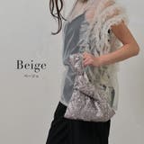 花柄刺繍サブバック レース 内ポケットあり オケージョン | AUNI | 詳細画像2 