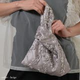 花柄刺繍サブバック レース 内ポケットあり オケージョン | AUNI | 詳細画像7 