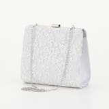 刺繍スクエアパーティーバッグ クラッチバッグ チェーン付き2WAY | AUNI | 詳細画像6 