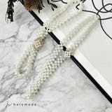 ベルト レディース ゴムベルト ゴム 細 おしゃれ 簡単 お呼ばれ | AUNI | 詳細画像1 