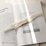 ベルト レディース ゴムベルト ゴム 細 おしゃれ 簡単 お呼ばれ フォーマル | AUNI | 詳細画像1 