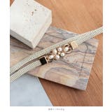 ベルト レディース ゴムベルト ゴム 細 おしゃれ 簡単 お呼ばれ フォーマル | AUNI | 詳細画像3 