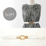 ベルト ゴムベルト レディース 細ベルト 結婚式 お呼ばれ フリーサイズ | AUNI | 詳細画像9 