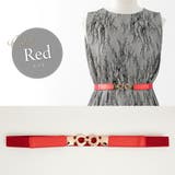 ベルト ゴムベルト レディース 細ベルト 結婚式 お呼ばれ フリーサイズ | AUNI | 詳細画像3 