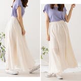 フレアスカート 秋 ロングスカート ロング スカート レディース 綿 コットン | AUNI | 詳細画像13 