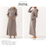 ルームウェア レディース パジャマ ワンピース 秋 冬 秋冬 長袖 可愛い | AUNI | 詳細画像18 