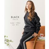 裏起毛 ルームウェア レディース 上下セット 冬 体型カバー パジャマ | AUNI | 詳細画像7 