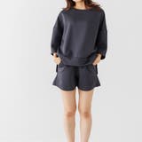 ルームウェア レディース 上下 パジャマ 上下セット トップス ショートパンツ | AUNI | 詳細画像8 