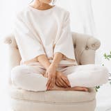 ルームウェア 上下セット 体型カバー レディース 上下 大きいサイズ 半袖 | AUNI | 詳細画像17 