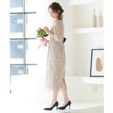 エンブロイダリーコクーンドレス 刺繍 ウエスト調整可 オケージョン | AUNI | 詳細画像6 