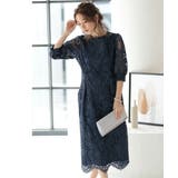 エンブロイダリーコクーンドレス 刺繍 ウエスト調整可 オケージョン | AUNI | 詳細画像9 