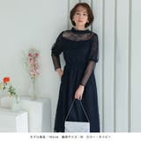バルーンロングスリーブ総レースドレス シャーリング チュール | AUNI | 詳細画像10 
