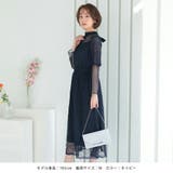 バルーンロングスリーブ総レースドレス シャーリング チュール | AUNI | 詳細画像11 