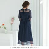 バルーンロングスリーブ総レースドレス シャーリング チュール | AUNI | 詳細画像12 