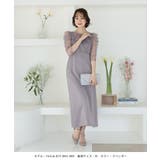 総レースボレロ付き後ろデサインセットドレス ノースリーブ ウエスト切替 | AUNI | 詳細画像6 