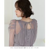 総レースボレロ付き後ろデサインセットドレス ノースリーブ ウエスト切替 | AUNI | 詳細画像8 