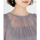 総レースボレロ付き後ろデサインセットドレス ノースリーブ ウエスト切替 | AUNI | 詳細画像13 