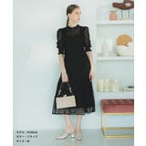 総レースバックリボン付きドレス フレア オケージョン | AUNI | 詳細画像2 