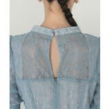 総レースバックリボン付きドレス フレア オケージョン | AUNI | 詳細画像18 