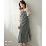 キャンディスリーブジャガードドレス マーメイド ダマスク柄 ジャガード | AUNI | 詳細画像10 