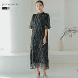 ボリュームスリーブAラインドレス パフスリーブ スタンドカラー | AUNI | 詳細画像1 