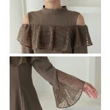 スリーブスリットマーメイドドレス レース オケージョン | AUNI | 詳細画像8 