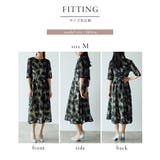 アーチ刺繍レースドレス 花柄 五分袖 オケージョン | AUNI | 詳細画像19 