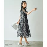 パワーショルダーレースドレス 花柄刺繍 オケージョン | AUNI | 詳細画像17 